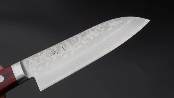 Hitohira NM V10 Damascus Santoku 130mm Pakka Handle Product vendor