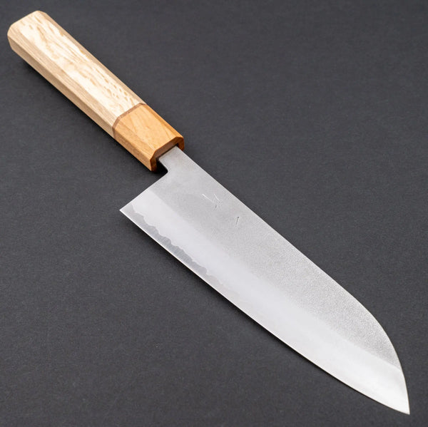 Hitohira NM VG-1 Nashiji Santoku 165mm Oak Handle Product vendor