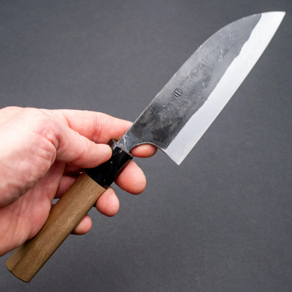 Hitohira Onihiro White #1 Santoku 120mm Ho Wood Handle (D-Shape) Product vendor