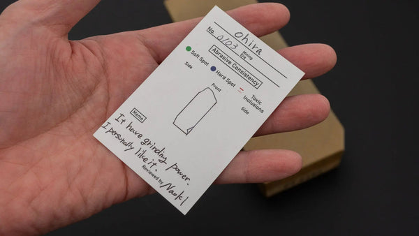 Hitohira Picked Ohira Natural Stone Type 40 (No.0103) - Tetogi
