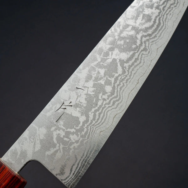 Hitohira Setsu Forged VG - 10 Damascus Petty 140mm Walnut Handle (Rengas Ferrule) - Tetogi