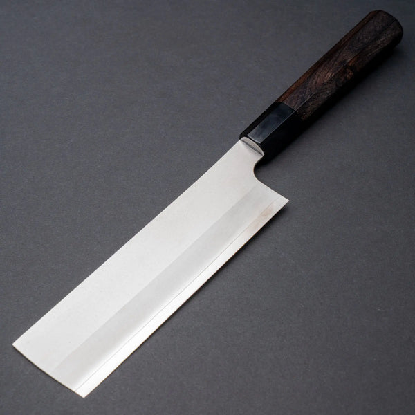 Hitohira Silver #3 Nashiji Nakiri 165mm Ebony Handle Product vendor