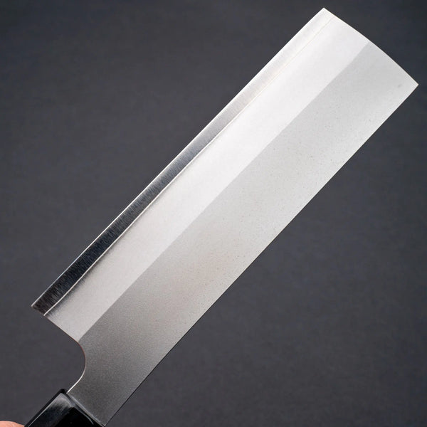Hitohira Silver #3 Nashiji Nakiri 165mm Ebony Handle Product vendor