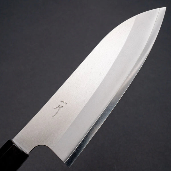 Hitohira Silver #3 Nashiji Santoku 165mm Ebony Handle Product vendor