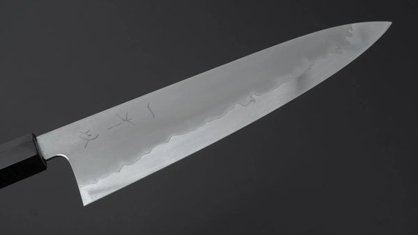 Hitohira Tanaka Izo Blue #1 Stainless Clad Gyuto 240mm Ziricote Handle Product vendor