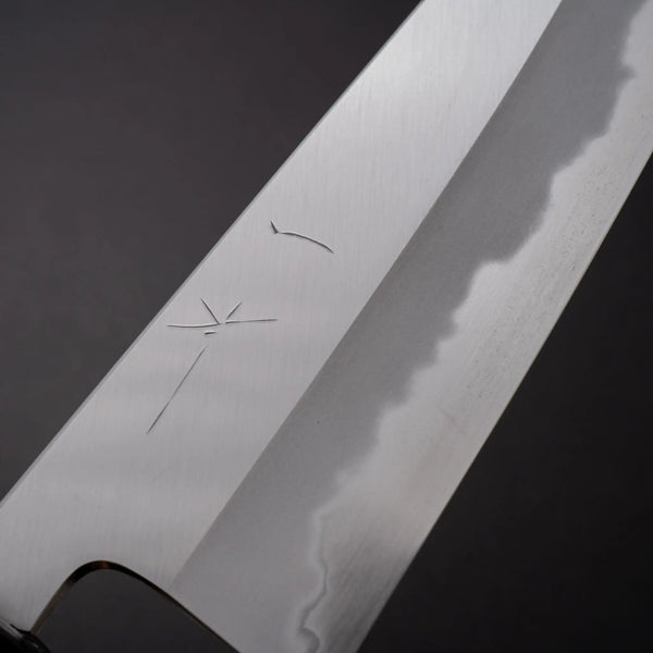 Hitohira Tanaka Kyuzo Blue #1 Migaki Bunka Ziricote Handle - Tetogi