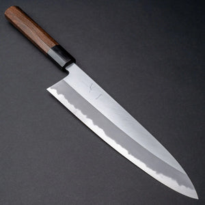 Hitohira Tanaka Kyuzo Blue #1 Migaki Gyuto 240mm Ziricote Handle (Extra Height) Product vendor
