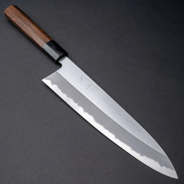 Hitohira Tanaka Kyuzo Blue #1 Migaki Gyuto 240mm Ziricote Handle (Extra Height) Product vendor