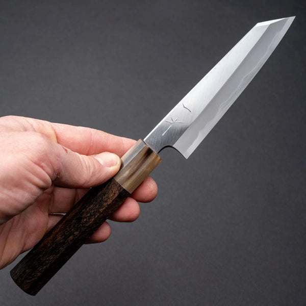 Hitohira Tanaka Kyuzo Blue #1 Migaki Kiritsuke Petty 130mm Ziricote Handle Product vendor