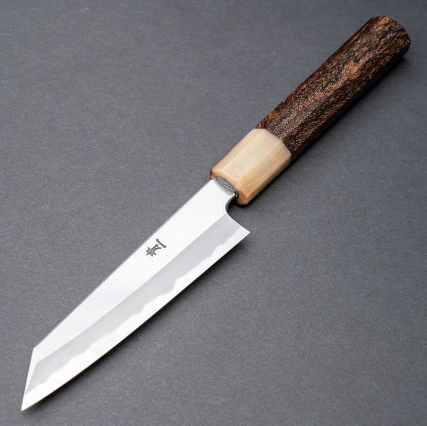 Hitohira Tanaka Kyuzo Blue #1 Migaki Kiritsuke Petty 130mm Ziricote Handle Product vendor