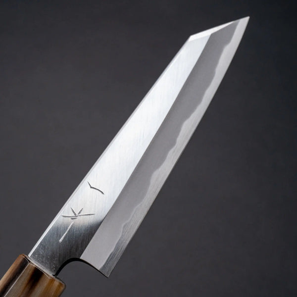 Hitohira Tanaka Kyuzo Blue #1 Migaki Kiritsuke Petty 130mm Ziricote Handle Product vendor