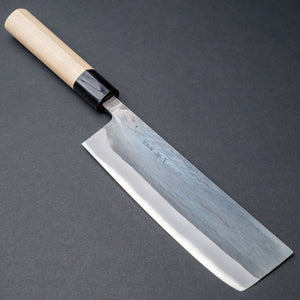 Hitohira TD Blue #2 Stainless Clad Kurouchi Nakiri 165mm Ho Wood Handle (D-Shape) Product vendor