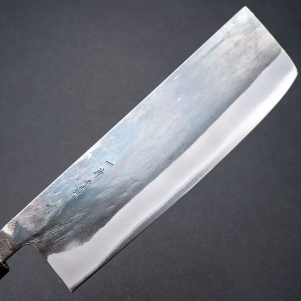 Hitohira TD Blue #2 Stainless Clad Kurouchi Nakiri 165mm Ho Wood Handle (D-Shape) Product vendor