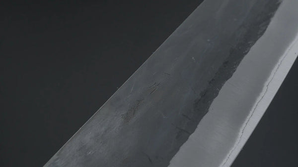 Hitohira TD Blue #2 Stainless Clad Kurouchi Santoku 165mm Ho Wood Handle (D - Shape) - Tetogi