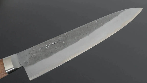 Hitohira TD Blue 2 Stainless Clad Nashiji Yo Gyuto 180mm Walnut Handle - Tetogi