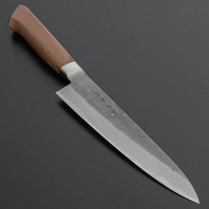 Hitohira TD Blue 2 Stainless Clad Nashiji Yo Gyuto 180mm Walnut Handle - Tetogi