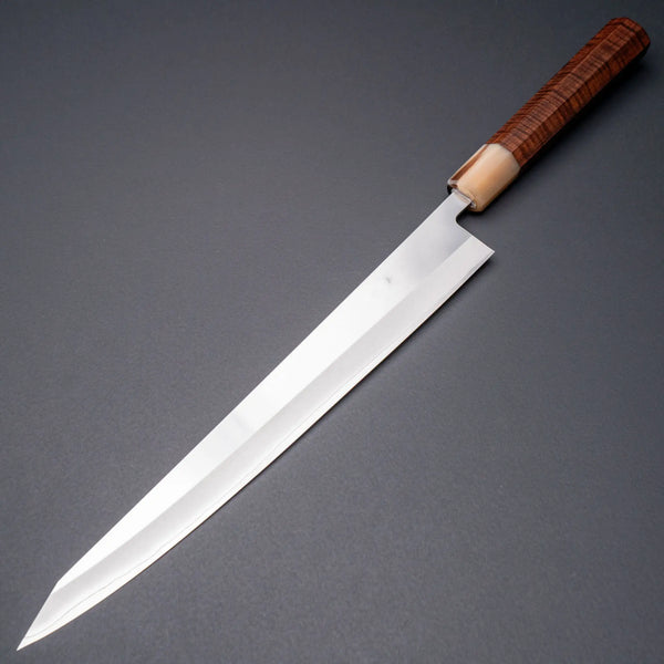 Hitohira TD SLD Migaki Sujihiki 270mm Riisgaard Mulga Handle - Tetogi