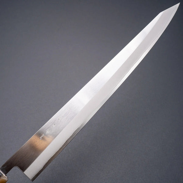 Hitohira TD SLD Migaki Sujihiki 270mm Riisgaard Mulga Handle - Tetogi