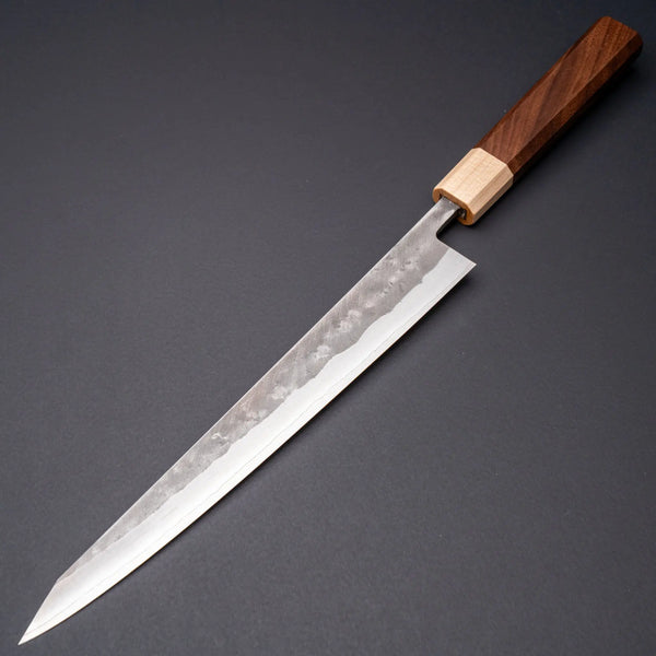 Hitohira TD SLD Nashiji Sujihiki 240mm Walnut Handle - Tetogi