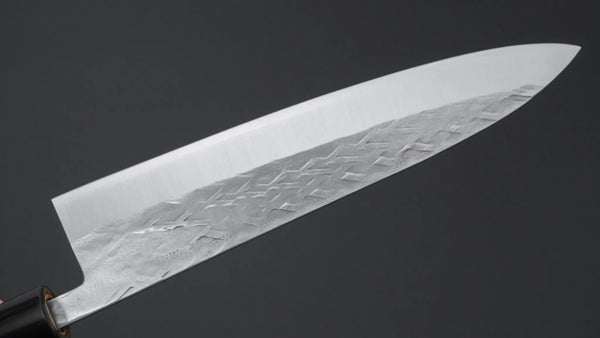 Hitohira TD SLD Tsuchime Gyuto 210mm Ho Wood Handle - Tetogi