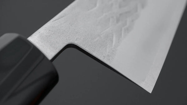 Hitohira TD SLD Tsuchime Gyuto 210mm Ho Wood Handle - Tetogi