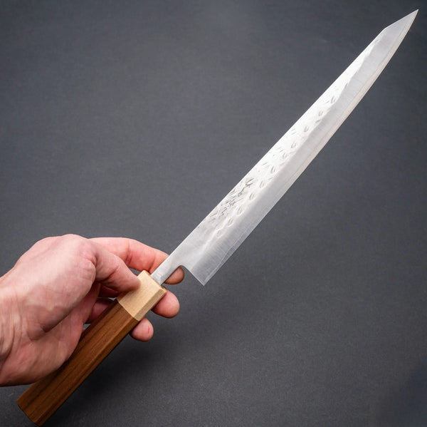 Hitohira TD SLD Tsuchime Sujihiki 270mm Walnut Handle Product vendor