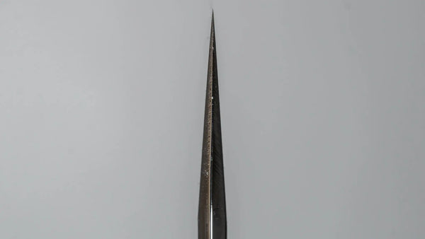 Hitohira Togashi Blue #2 Kurouchi Gyuto 210mm Cherry Wood Handle (Ebony End) - Tetogi