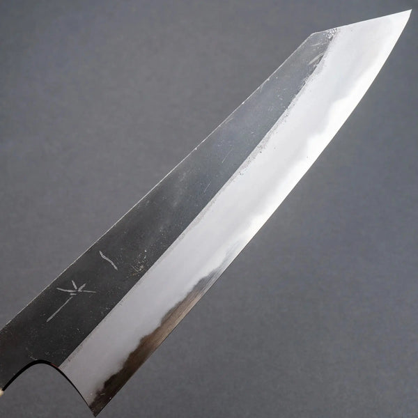 Hitohira Togashi Blue #2 Kurouchi Kiritsuke Gyuto 240mm Ebony Handle Product vendor