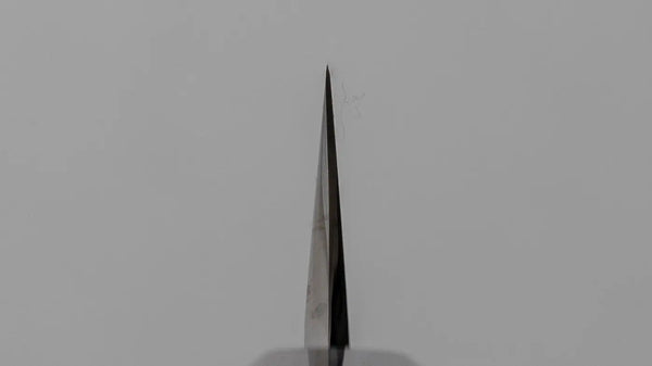 Hitohira Togashi Blue #2 Kurouchi Petty 165mm Cherry Wood Handle (Ebony End) - Tetogi