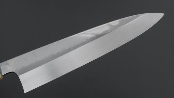 Hitohira Togashi White 1 Notaremon Mizu Honyaki Gyuto 240mm Ziricote Handle (156/ Saya) - Tetogi