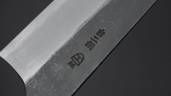 Hitohira Togashi White 2 Kurouchi Kiritsuke Gyuto 210mm Yakusugi Cedar Handle - Tetogi