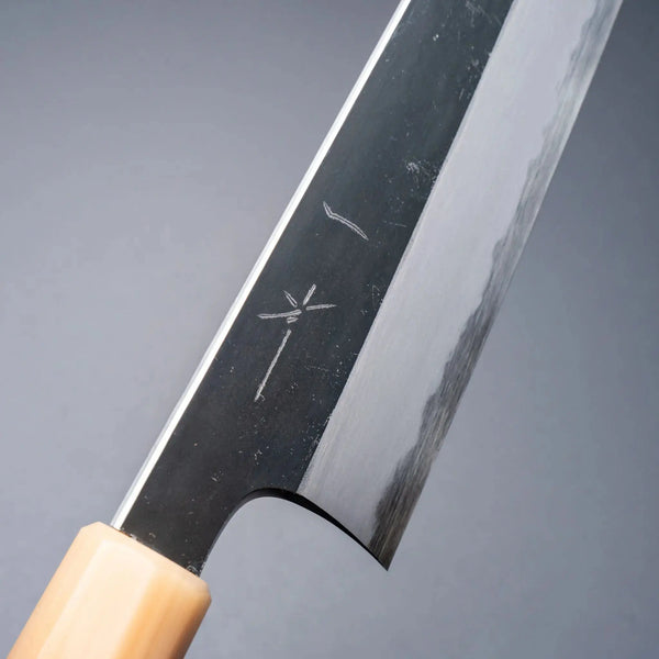 Hitohira Togashi White 2 Kurouchi Kiritsuke Gyuto 240mm Sugi Cedar Handle - Tetogi