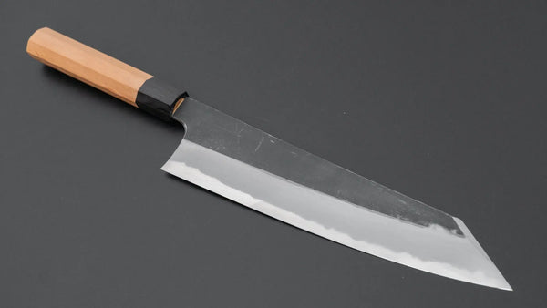 Hitohira Togashi White 2 Kurouchi Kiritsuke Gyuto 240mm Yakusugi Cedar Handle - Tetogi