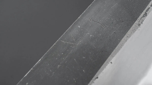Hitohira Togashi White 2 Kurouchi Nakiri Ho Wood Handle (D-Shape) - Tetogi