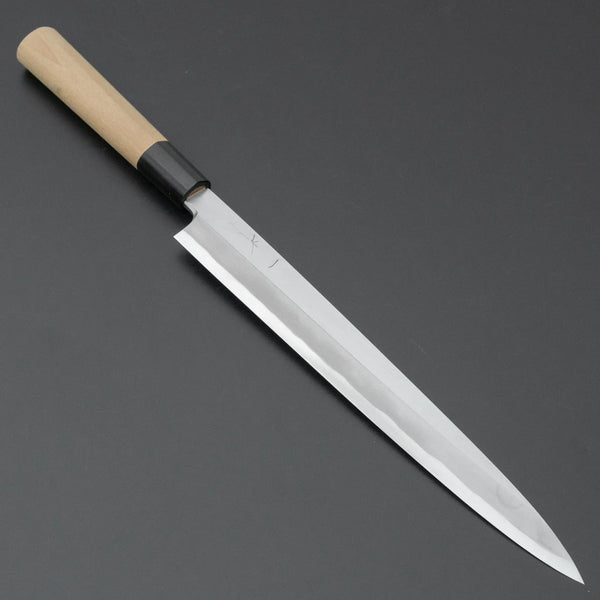 Hitohira Togashi White #2 Yanagiba 270mm Ho Wood Handle (D-Shape/ Saya) - Tetogi