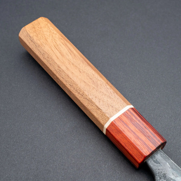 Hitohira Tosa Kurouchi Blue 2 Nakiri 170mm Walnut Handle (Rengas Ferrule) - Tetogi