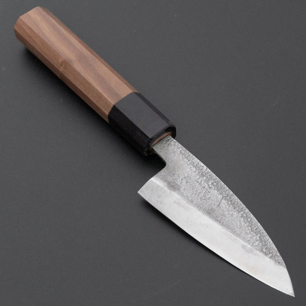 Hitohira VG10 Tsuchime Deba 90mm Walnut Handle - Tetogi