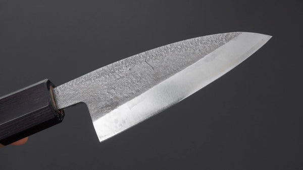 Hitohira VG10 Tsuchime Deba 90mm Walnut Handle - Tetogi