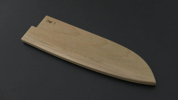 Hitohira WB Ho Wood Saya Santoku 180mm (4.5mm/ Magnetic) - Tetogi