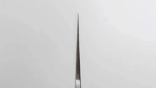 Hitohira YG Nashiji White #2 Nakiri 165mm Walnut Handle (Ziricote Ferrule) - Tetogi
