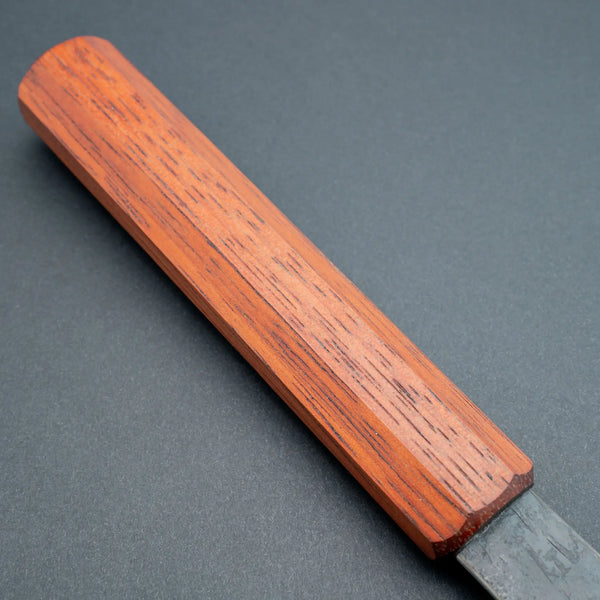Isamitsu White 1 Stainless Clad Kurouchi Nakiri 180mm Riisgaard Handle - Tetogi