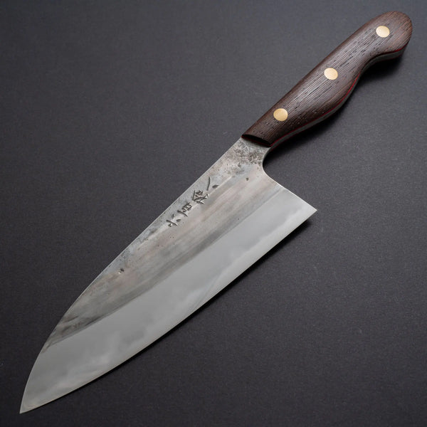 Jiro Tsuchime Yo Santoku 180mm Tagayasan Handle (#618) - Tetogi