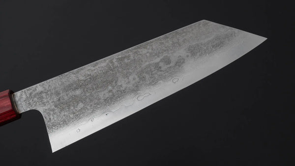 Kudo Knife Forge VG10 Damascus Bunka 180mm Wood Handle - Tetogi