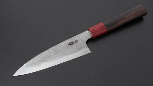 Kudo Knife Forge VG10 Damascus Petty 130mm Wood Handle - Tetogi
