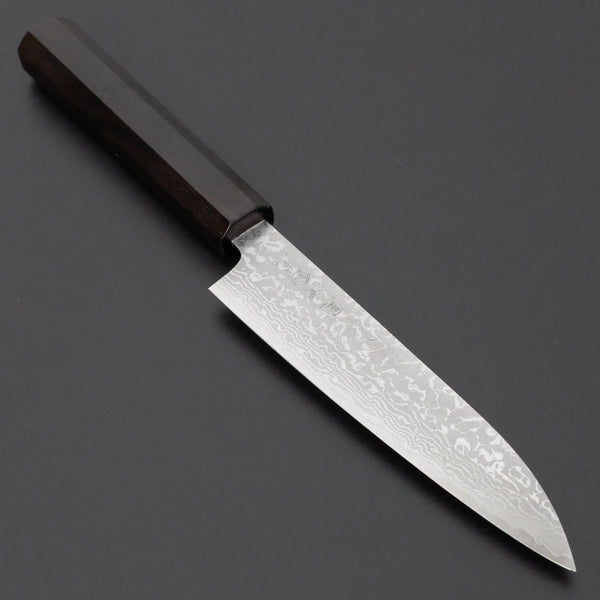 Makoto Kurosaki VG7 Damascus Petty 135mm Ebony Handle - Tetogi