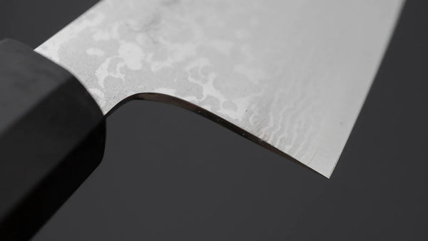 Makoto Kurosaki VG7 Damascus Santoku 165mm Ebony Handle - Tetogi