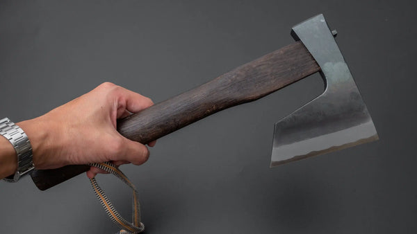 Mizuno Warikomi Jikata Masakari Ax 570g Burnt Oak Handle - Tetogi