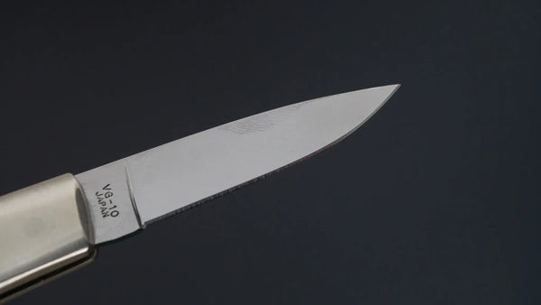 MOKI Leaf Folding Knife Ironwood Handle - Tetogi