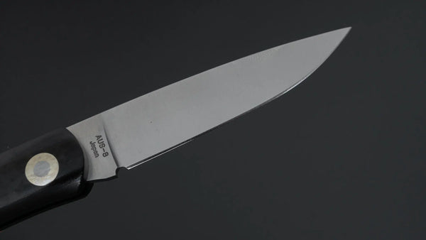 MOKI Shima Owl Folding Knife Linen Micarta Handle (Large) - Tetogi
