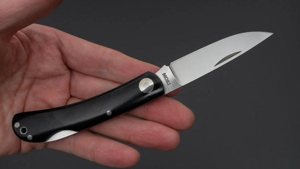 MOKI Shima Owl Folding Knife Linen Micarta Handle (Medium) - Tetogi